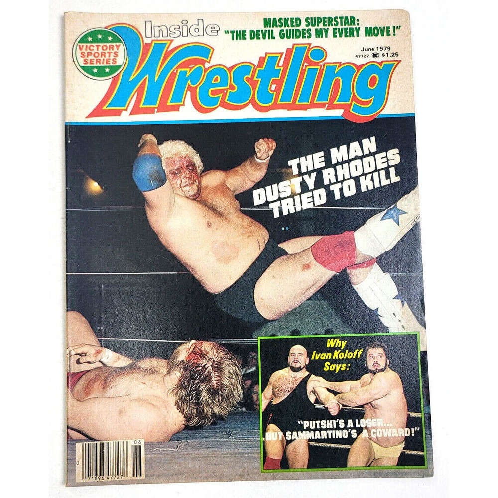 INSIDE‎ WRESTLING - JUNE 1979 / DUSTY RHODES / IVAN KOLOFF / RIC FLAIR